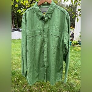 Cabela's Green Outdoor Shirt, XL